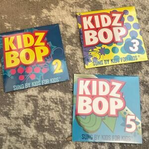 McDonald’s Three Kidz Bop CD's 2, 3, 5 (NWT)